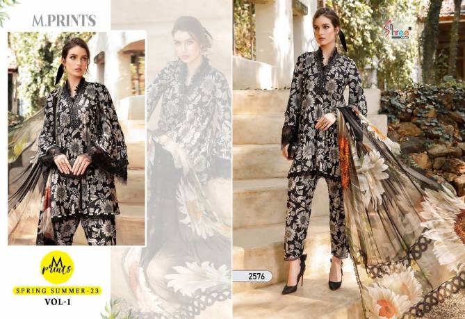 Shree M Prints Spring Summer 23 Vol 1 Wholesale Cotton Pakistani Suits